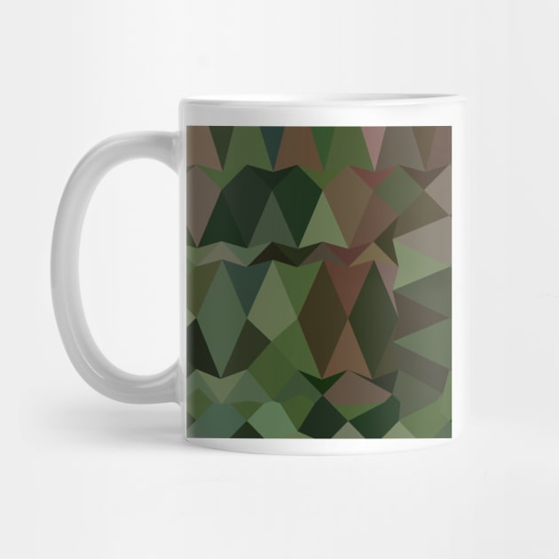 Castleton Green Abstract Low Polygon Background by retrovectors